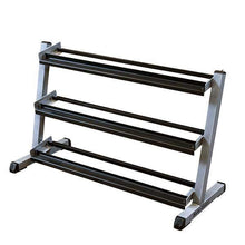 Load image into Gallery viewer, Body-Solid 48" 3-Tier Dumbbell Rack Storage Rack - The Home Fitness Corp
