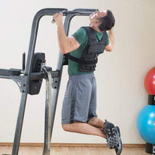 Load image into Gallery viewer, Body-Solid Fusion Vertical Knee Raise Power Tower Abdominal Back Trainer - The Home Fitness Corp
