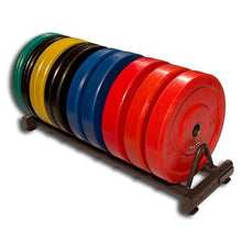 Load image into Gallery viewer, Body-Solid Horizontal Bumper Plate Rack Storage Rack - The Home Fitness Corp
