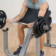 Load image into Gallery viewer, Body-Solid Preacher Curl Bench Seated Muscle Trainer - The Home Fitness Corp

