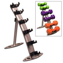 Load image into Gallery viewer, Body-Solid Small Vinyl Dumbbell Rack Storage Rack - The Home Fitness Corp
