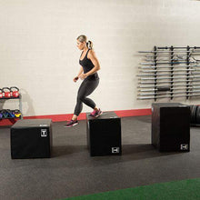 Load image into Gallery viewer, Body-Solid Tools 3-Way Soft Plyo Box 20in, 24in, 30in Cross Fit Training - The Home Fitness Corp
