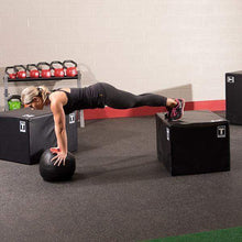 Load image into Gallery viewer, Body-Solid Tools 3-Way Soft Plyo Box 20in, 24in, 30in Cross Fit Training - The Home Fitness Corp
