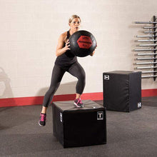 Load image into Gallery viewer, Body-Solid Tools 3-Way Soft Plyo Box 20in, 24in, 30in Cross Fit Training - The Home Fitness Corp
