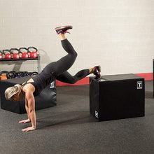 Load image into Gallery viewer, Body-Solid Tools 3-Way Soft Plyo Box 20in, 24in, 30in Cross Fit Training - The Home Fitness Corp
