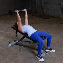 Load image into Gallery viewer, Body-Solid Tools Fixed Weight EZ Curl Barbells for Quick Workouts - The Home Fitness Corp

