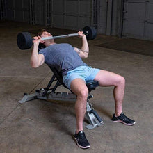 Load image into Gallery viewer, Body-Solid Tools Fixed Weight Straight Barbells for Quick Workouts - The Home Fitness Corp
