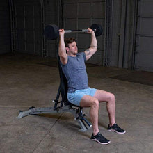 Load image into Gallery viewer, Body-Solid Tools Fixed Weight Straight Barbells for Quick Workouts - The Home Fitness Corp
