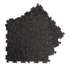 Load image into Gallery viewer, Body-Solid Tools Interlocking Rubber Flooring 4 Pack, Grey Speck - The Home Fitness Corp
