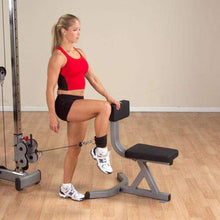 Load image into Gallery viewer, Body-Solid Tools Nylon Ankle Strap Lifting Grips Pair Weight Training - The Home Fitness Corp
