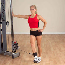 Load image into Gallery viewer, Body-Solid Tools Nylon Ankle Strap Lifting Grips Pair Weight Training - The Home Fitness Corp
