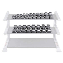 Load image into Gallery viewer, Body-Solid Vertical 5-50 lb. Hex Dumbbell Package Solid Weight Set - The Home Fitness Corp
