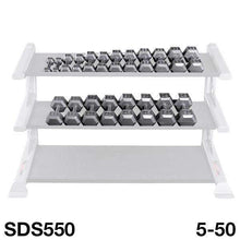 Load image into Gallery viewer, Cast Iron Hex Dumbbell Sets Weight from 5 to 100 Solid Steel - The Home Fitness Corp
