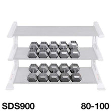 Load image into Gallery viewer, Cast Iron Hex Dumbbell Sets Weight from 5 to 100 Solid Steel - The Home Fitness Corp
