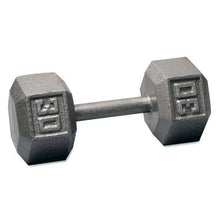 Load image into Gallery viewer, Cast Iron Hex Dumbbells Sizes from 1-100 Pounds Weight Set Solid Steel - The Home Fitness Corp
