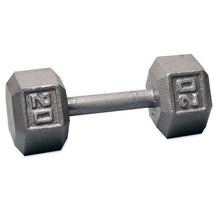Load image into Gallery viewer, Cast Iron Hex Dumbbells Sizes from 1-100 Pounds Weight Set Solid Steel - The Home Fitness Corp
