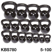 Load image into Gallery viewer, Cast Iron Kettlebell Sets 5-100 Pounds Home Gym Weights - The Home Fitness Corp
