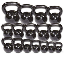 Load image into Gallery viewer, Cast Iron Kettlebells 5-100 Pounds Home Gym Individual Weights - The Home Fitness Corp
