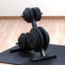 Load image into Gallery viewer, EZ-Load Standard Weight Plate Tree Storage Rack - The Home Fitness Corp
