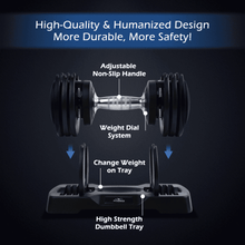 Load image into Gallery viewer, FLYBIRD Adjustable Dumbbell 25LBS (1 Piece) - The Home Fitness Corp
