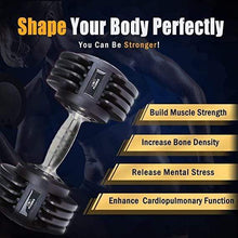 Load image into Gallery viewer, FLYBIRD Adjustable Dumbbell 25LBS (1 Piece) - The Home Fitness Corp
