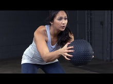 Load and play video in Gallery viewer, Body-Solid Tools Tire Tread Slam Balls available in 10lb., 15lb. 20lb.
