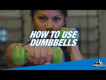 Load and play video in Gallery viewer, Cast Iron Hex Dumbbells Sizes from 1-100 Pounds Weight Set Solid Steel
