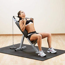 Load image into Gallery viewer, Powerline Plate Load Ab Crunch Bench Abdominal Trainer - The Home Fitness Corp

