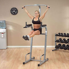 Load image into Gallery viewer, Powerline Vertical Knee Raise with Pull Up Abdominal Back Trainer - The Home Fitness Corp
