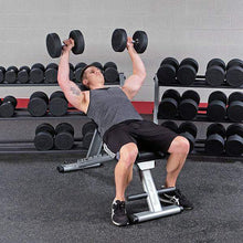 Load image into Gallery viewer, Premium Round Rubber Dumbbells 5 to 100 Pounds individual Weights - The Home Fitness Corp
