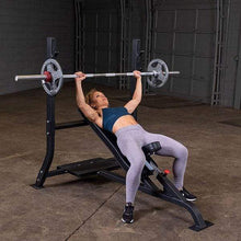 Load image into Gallery viewer, Pro Clubline Fixed Incline Bench by Body-Solid Chest Press Trainer - The Home Fitness Corp
