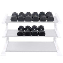 Load image into Gallery viewer, Rubber Round Dumbbell Sets 5 to 100 Pounds Weight Sets - The Home Fitness Corp
