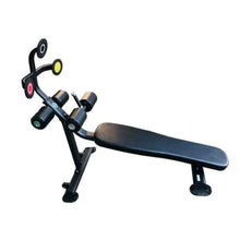 Load image into Gallery viewer, Target Abs Fixed Angle Ab Bench Black Abdominal Back Trainer - The Home Fitness Corp
