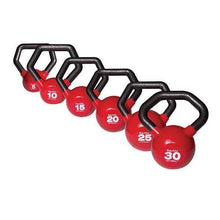 Load image into Gallery viewer, Vinyl Dipped KettleBALL Sets with Ergonomic Handles 5-60 Lbs - The Home Fitness Corp
