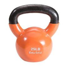 Load image into Gallery viewer, Vinyl Dipped Kettlebells Color Coded Individual Weights 5-50 Pounds - The Home Fitness Corp

